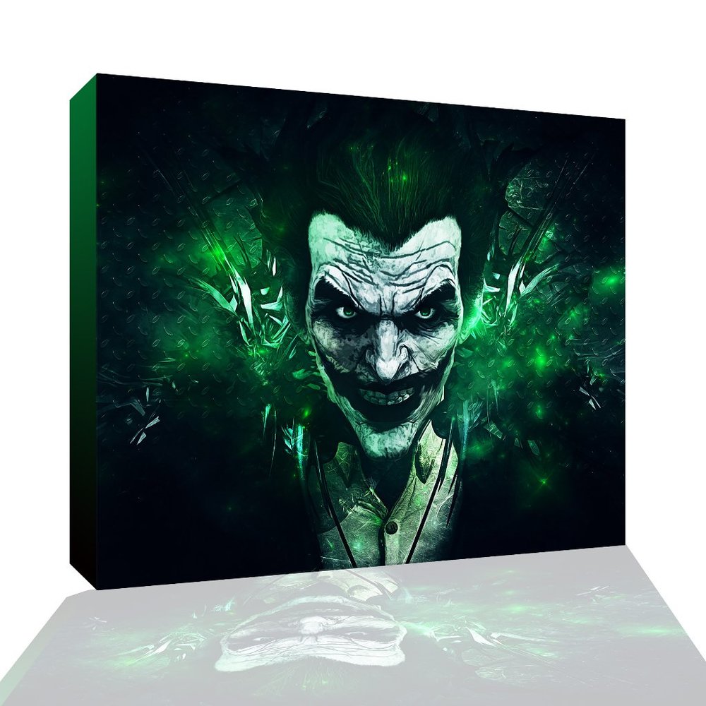 JOCKER- Canvas print wall art size 12x14in